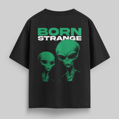 Born Strange Graphic Print Oversized T-Shirt