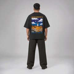 Galactic Summer Fest Graphic Oversized T-Shirt