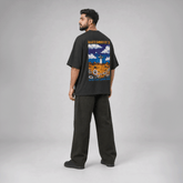 Galactic Summer Fest Graphic Oversized T-Shirt