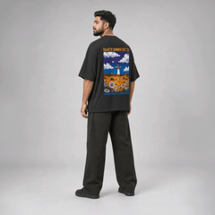 Galactic Summer Fest Graphic Oversized T-Shirt