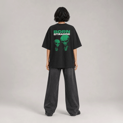 Born Strange Graphic Print Oversized T-Shirt