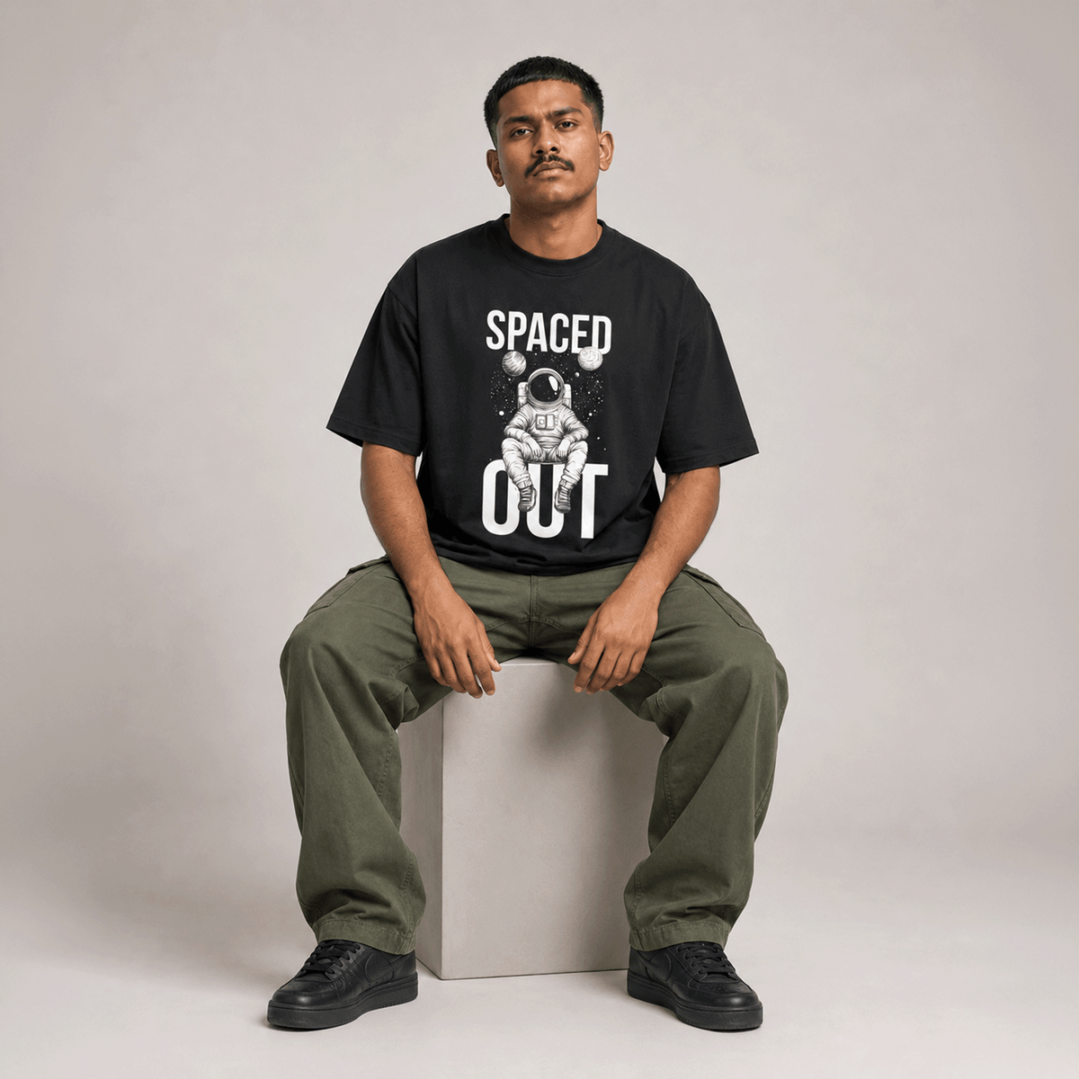 Spaced Out Oversized T-Shirt.