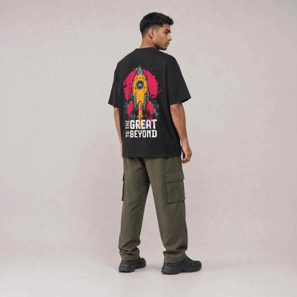 The Great To The Beyond Graphic Oversized T-Shirt